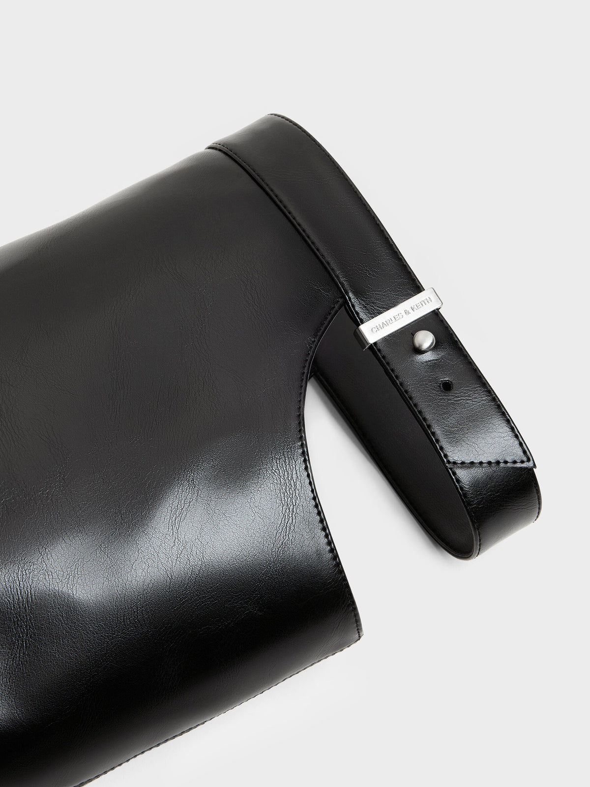 CHARLES & KEITH Trending | Cut-Out Stiletto Knee-High Boots - Black