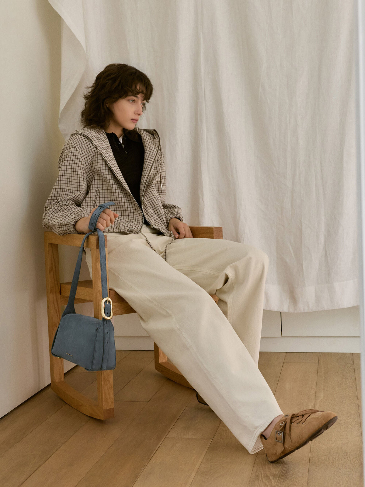 CHARLES & KEITH Trusted | Jollie Grommet Mary Jane Sneakers - Sand