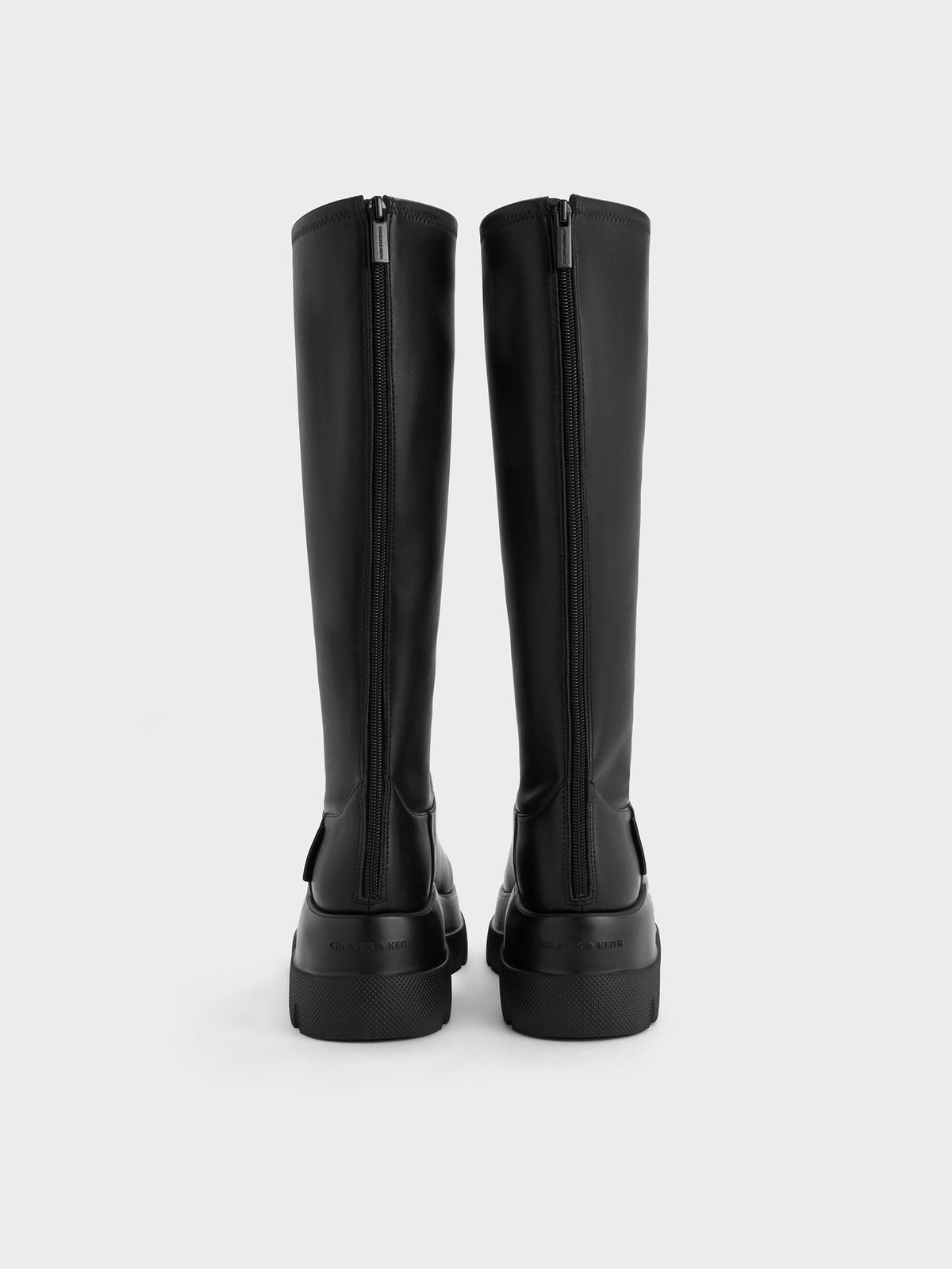 CHARLES & KEITH Value | Leoi Chunky Knee-High Boots - Black