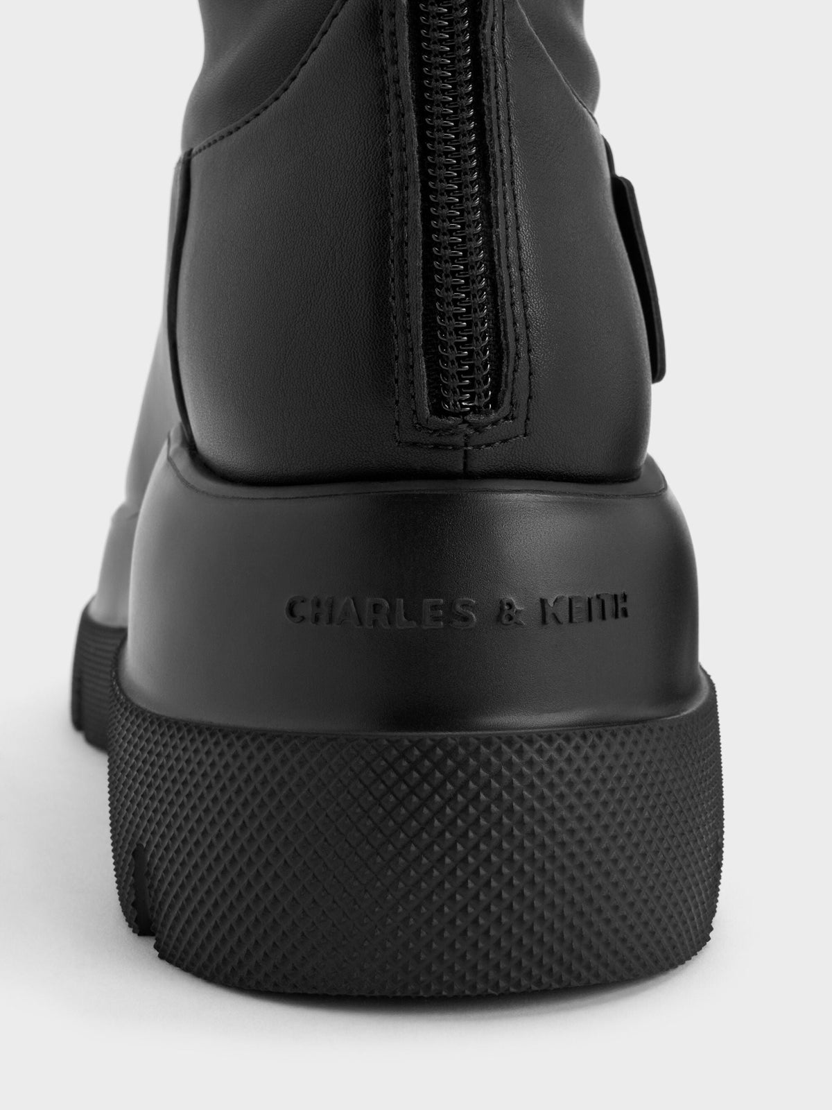 CHARLES & KEITH Value | Leoi Chunky Knee-High Boots - Black