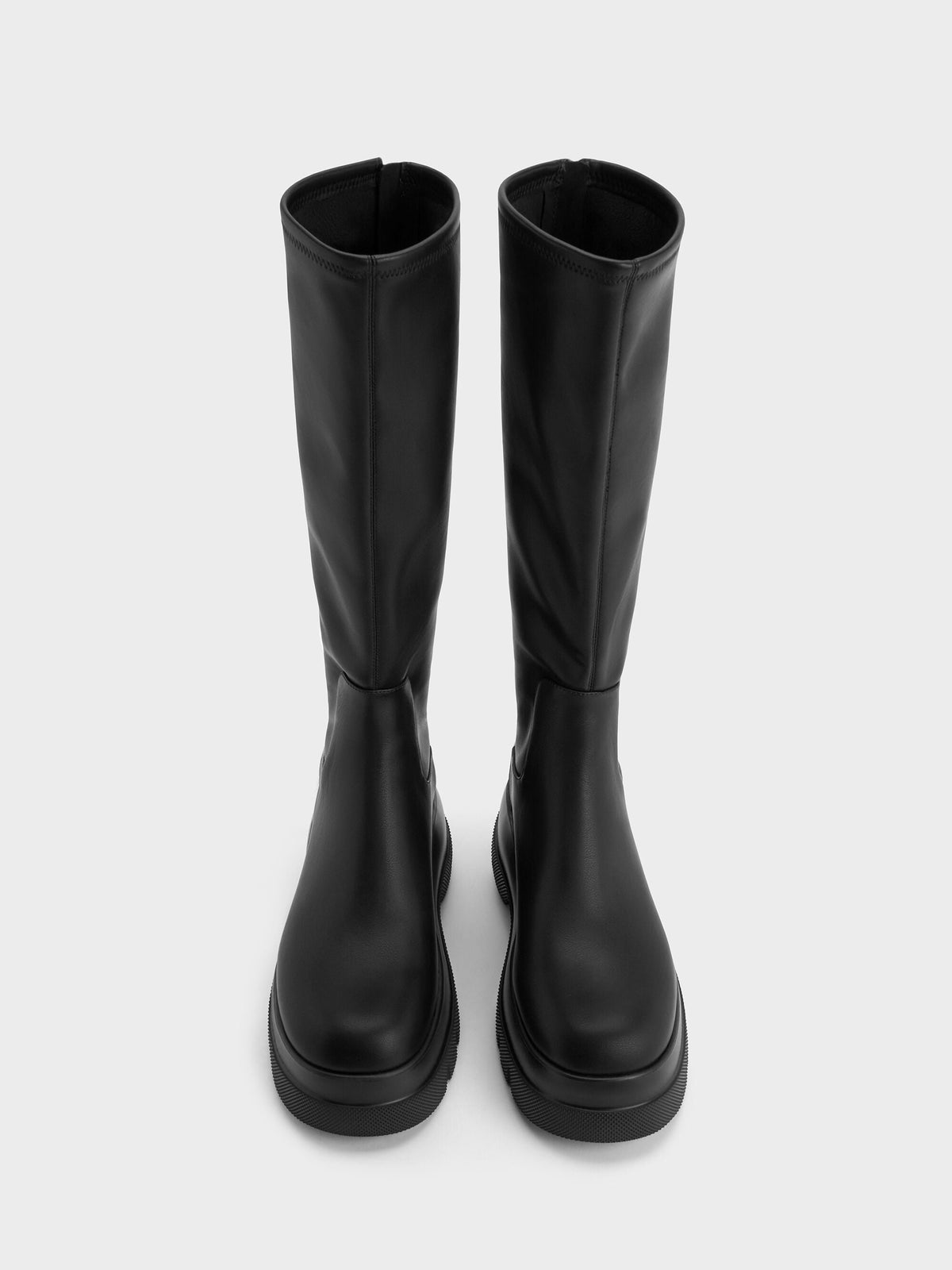 CHARLES & KEITH Value | Leoi Chunky Knee-High Boots - Black