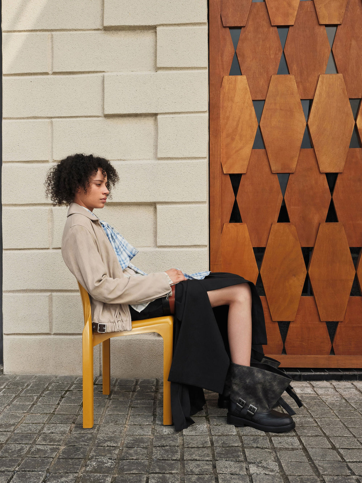 CHARLES & KEITH Special Offer | Aether Buckled Calf Boots - Dark Grey