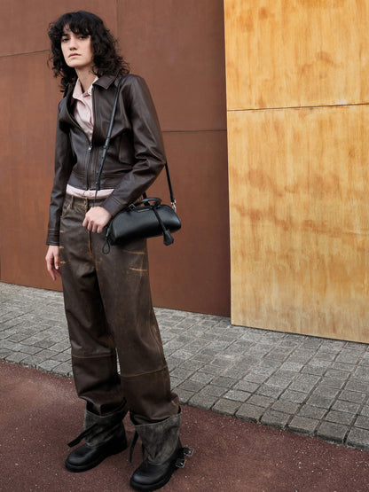 CHARLES & KEITH Special Offer | Aether Buckled Calf Boots - Dark Grey