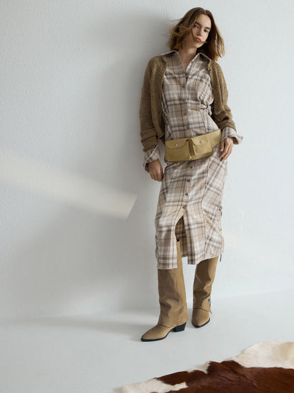 CHARLES & KEITH Top Pick | Aether Faux Suede Tassel-Zip Knee-High Boots - Khaki