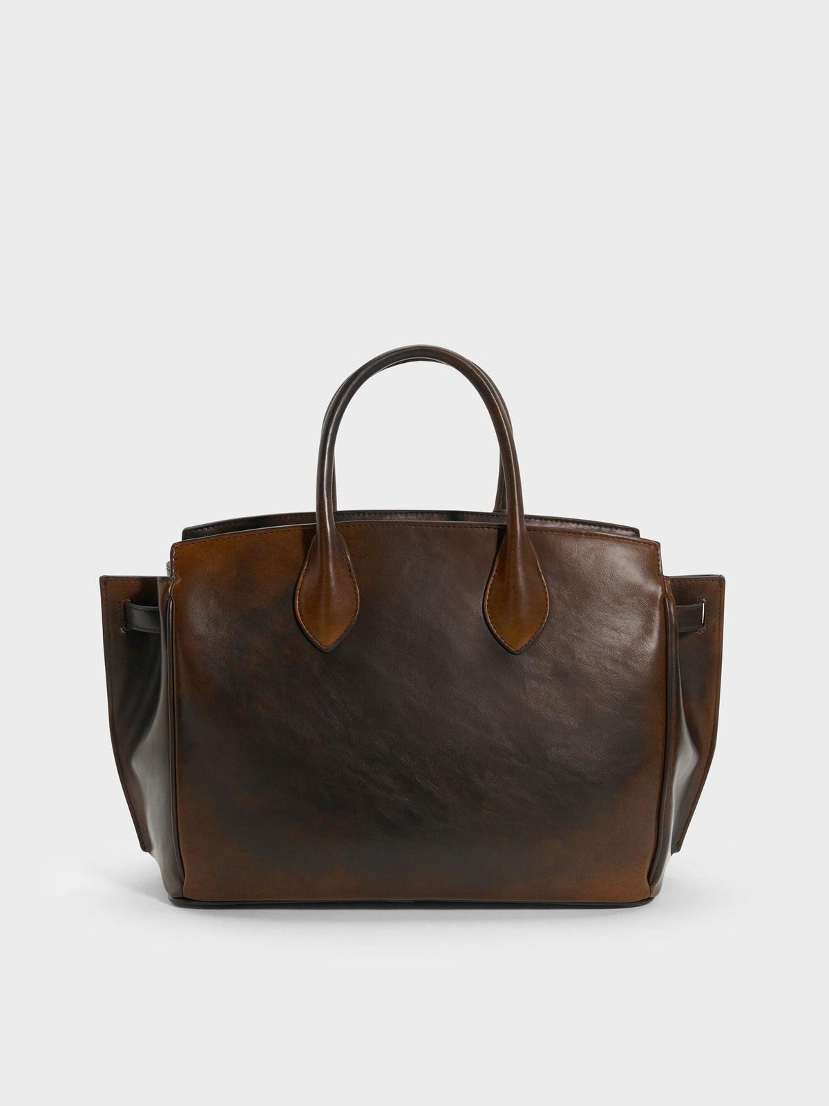CHARLES & KEITH Latest | Large Ginevra Tote Bag - Brown
