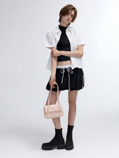 CHARLES & KEITH Latest | Maribel Woven Shoulder Bag - Soft Pink