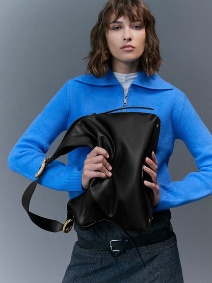 CHARLES & KEITH Best Seller | Aislin Hobo Bag - Black