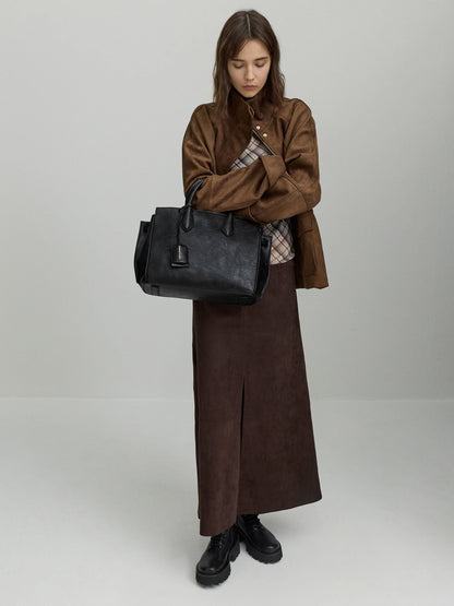 CHARLES & KEITH Featured | Large Ginevra Tote Bag - Black