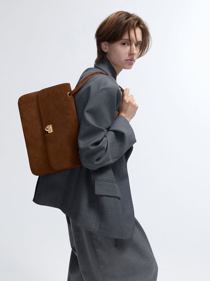 CHARLES & KEITH Special Offer | Connie Quilted Shoulder Bag - Pecan Brown