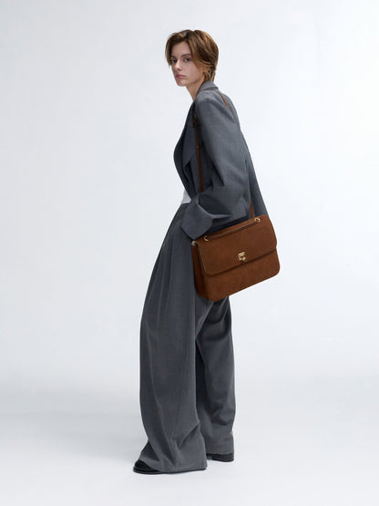 CHARLES & KEITH Special Offer | Connie Quilted Shoulder Bag - Pecan Brown