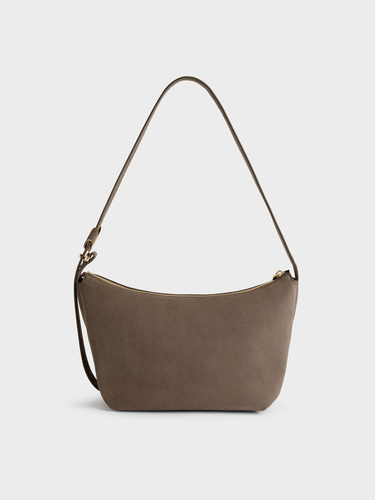 CHARLES & KEITH Sale | Zephyr Hobo Bag - Stone Grey