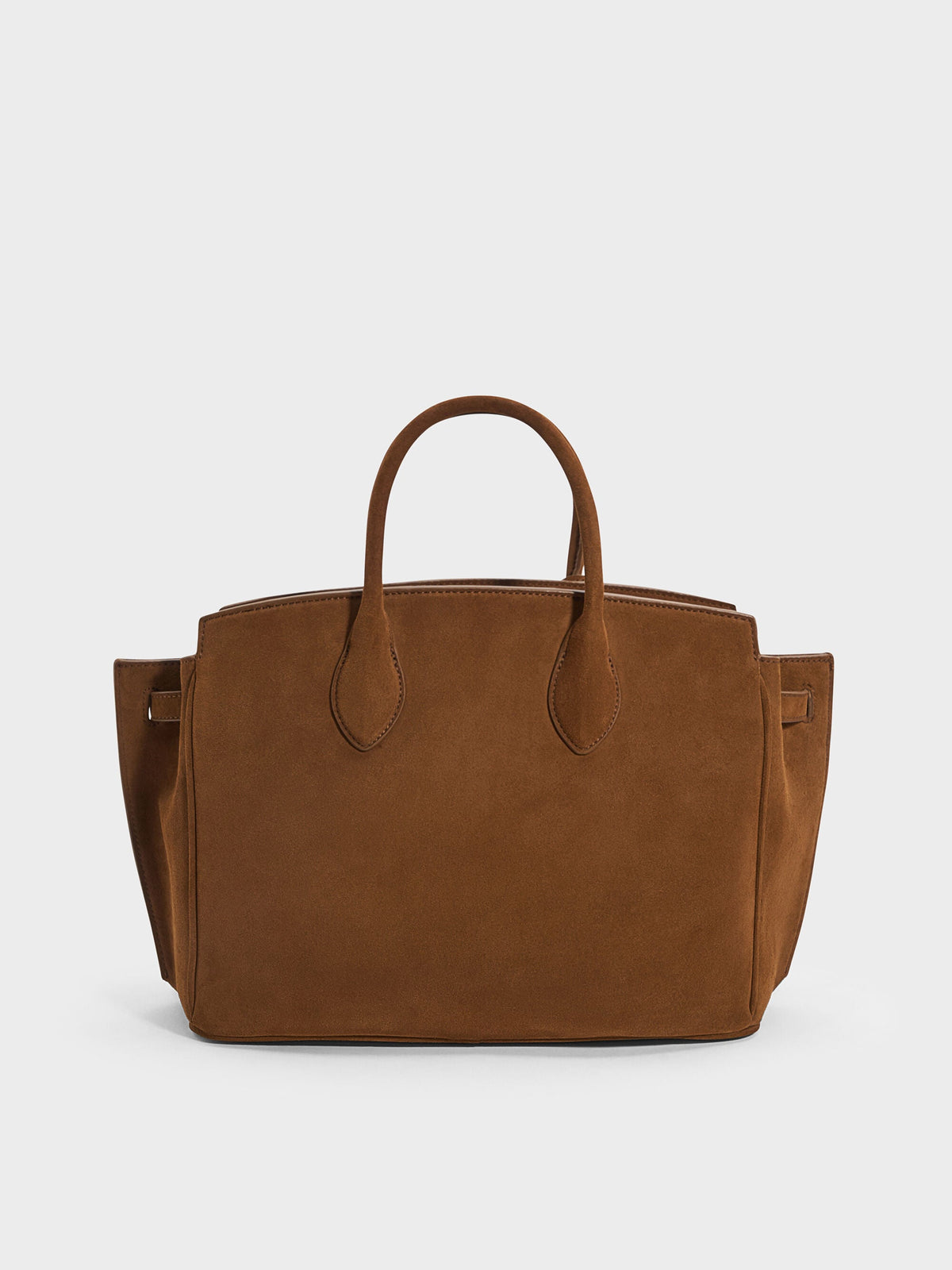 CHARLES & KEITH Quality | Large Ginevra Tote Bag - Pecan Brown