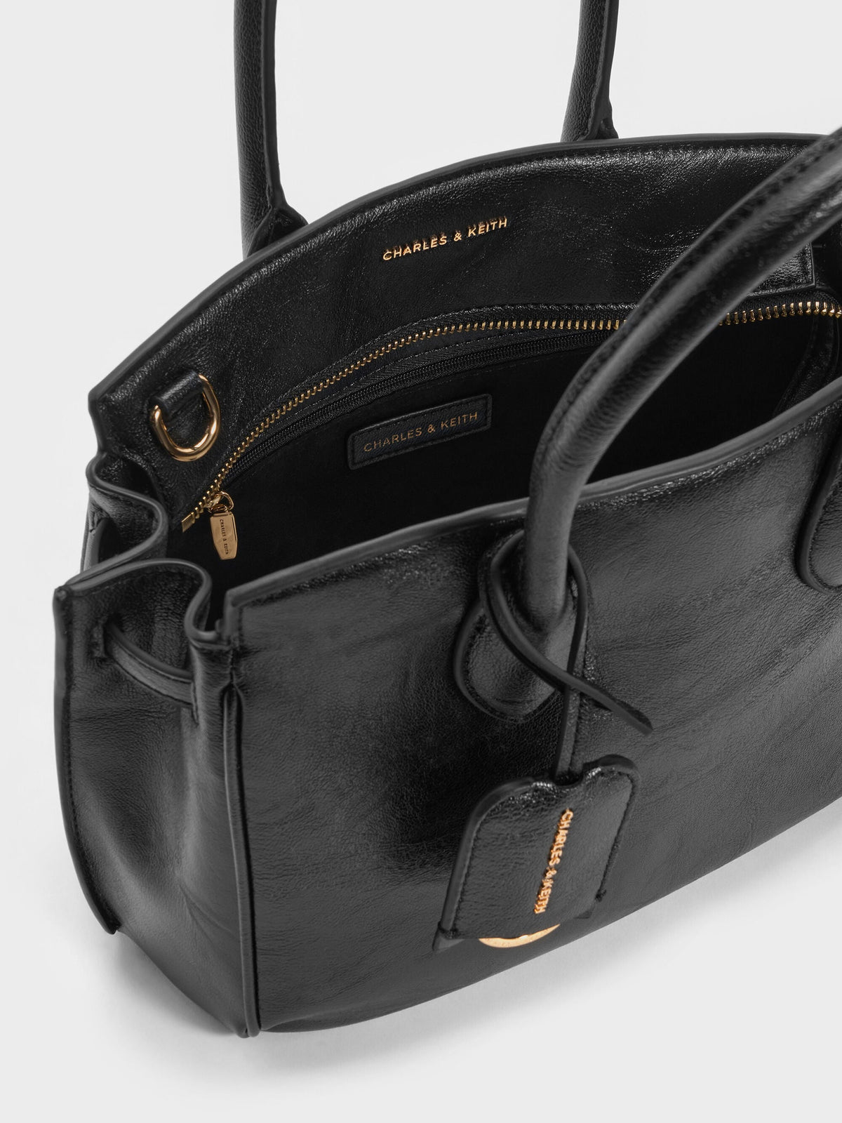CHARLES & KEITH Special Offer | Ginevra Tote Bag - Black