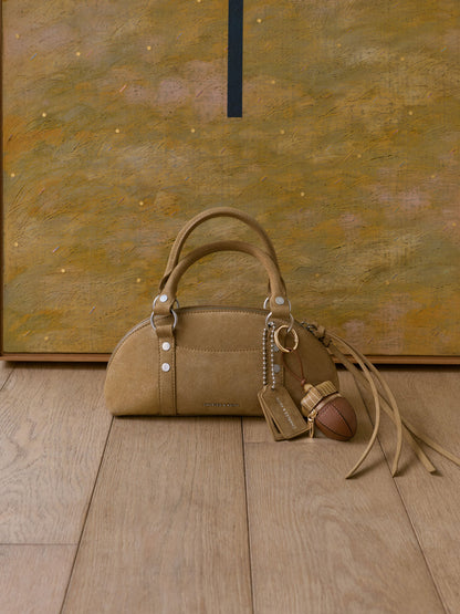CHARLES & KEITH Value | Tatiana Studded Bowling Bag - Sand