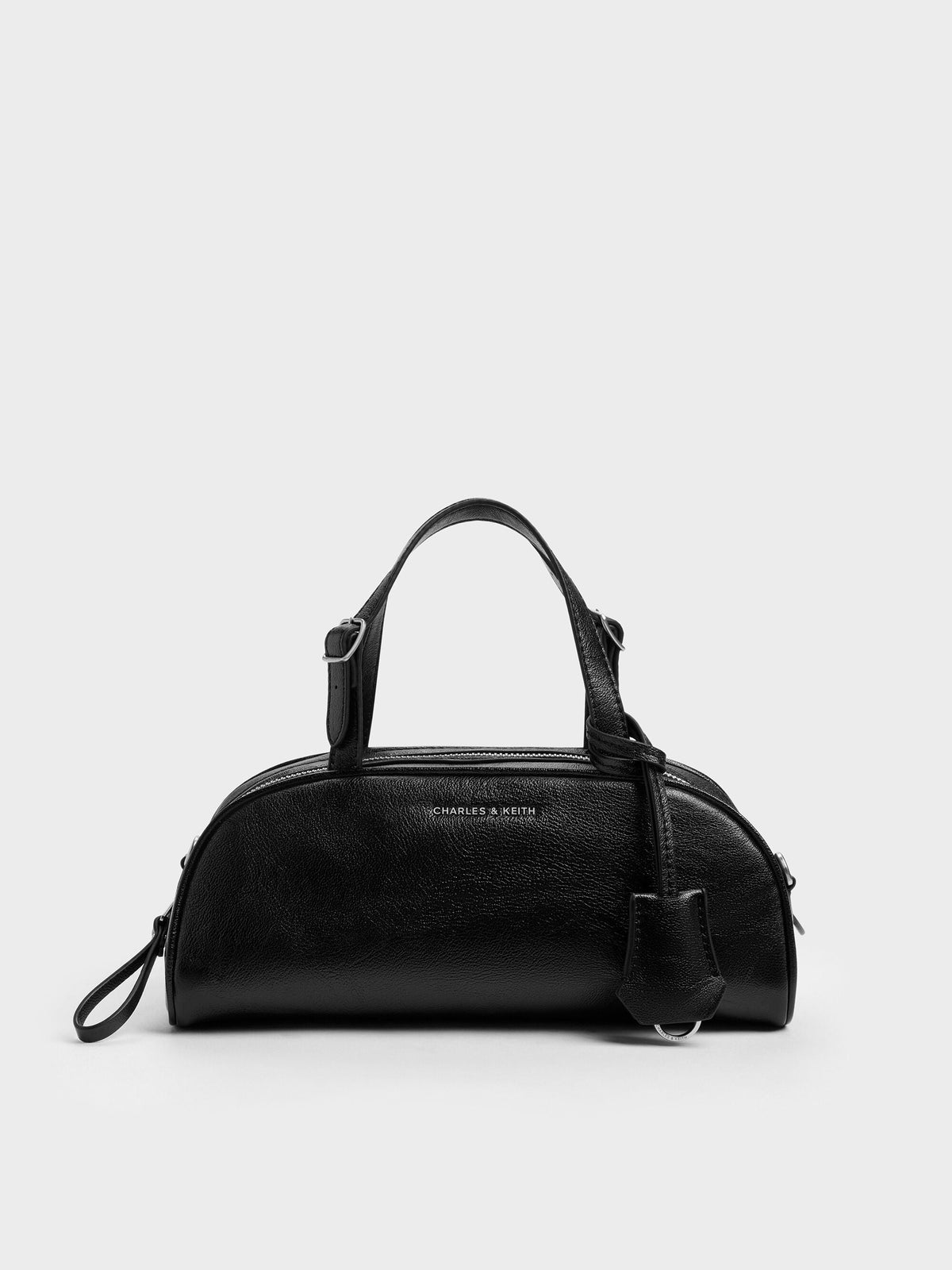 CHARLES & KEITH Trending | Vega Elongated Bowling Bag - Noir