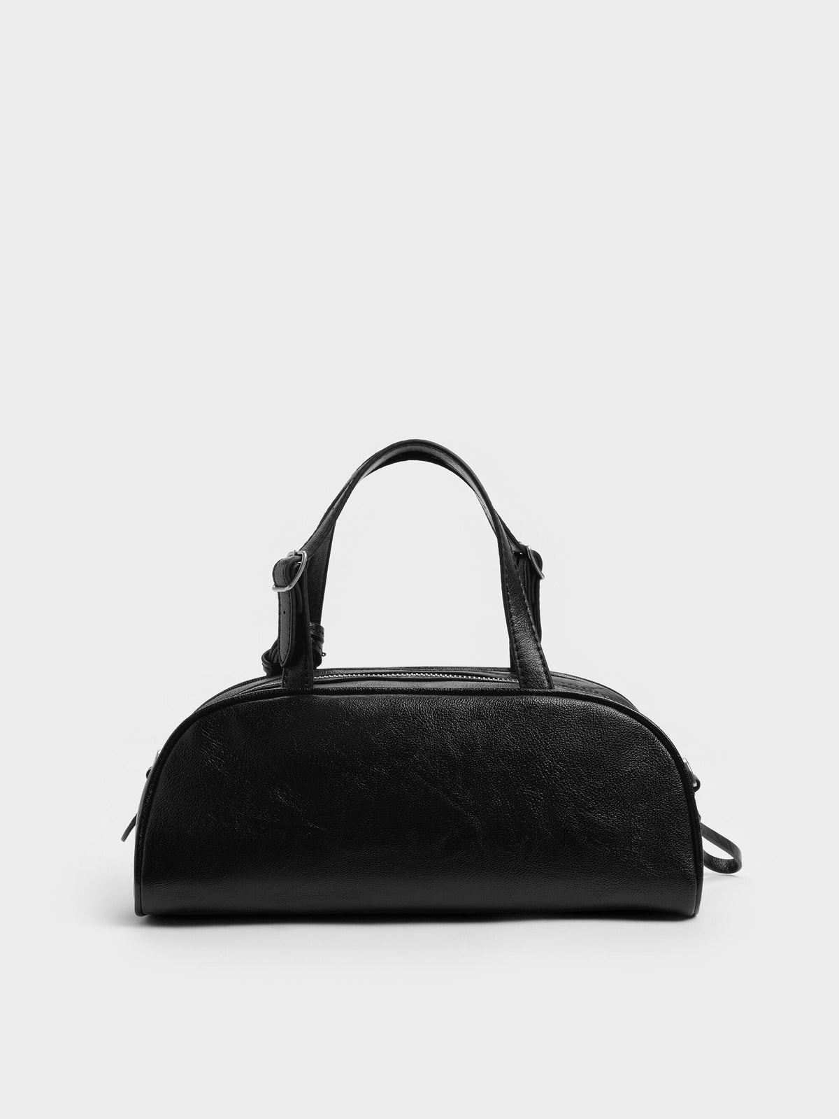 CHARLES & KEITH Trending | Vega Elongated Bowling Bag - Noir