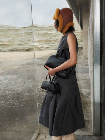 CHARLES & KEITH Trending | Vega Elongated Bowling Bag - Noir