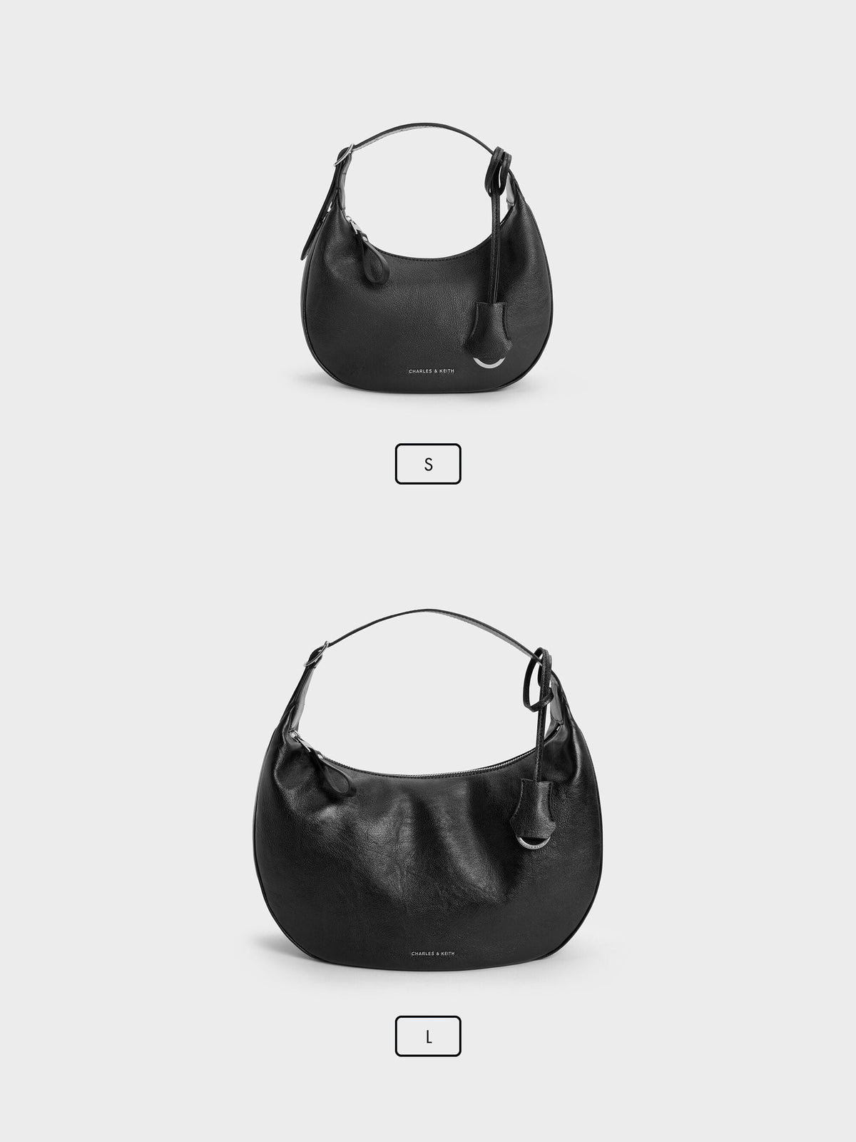 CHARLES & KEITH Best Price | Vega Hobo Bag - Noir