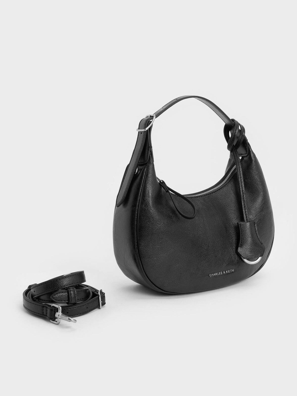 CHARLES & KEITH Best Price | Vega Hobo Bag - Noir