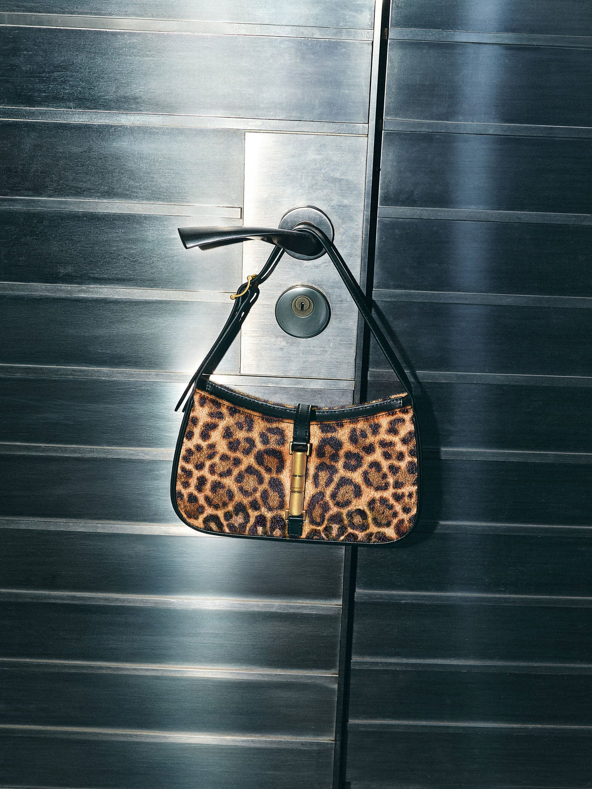 CHARLES & KEITH Signature | Cesia Leopard-Print Metallic-Accent Shoulder Bag - Multi