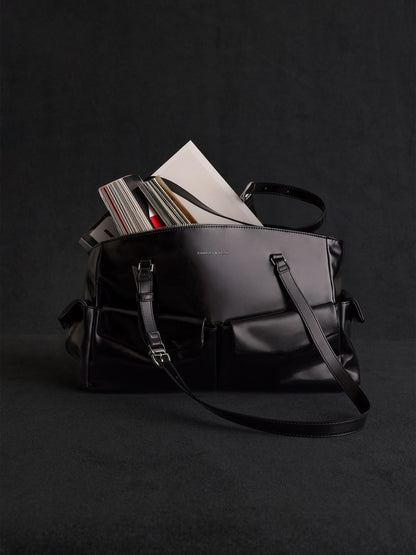 CHARLES & KEITH New | Rachel Multi-Pocket Tote Bag - Noir