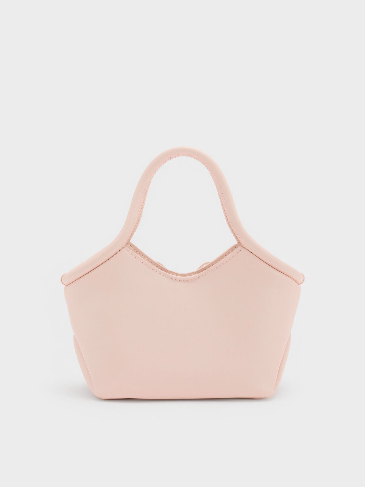 CHARLES & KEITH Best Price | Hazel Bow Tubular Top Handle Bag - Soft Pink