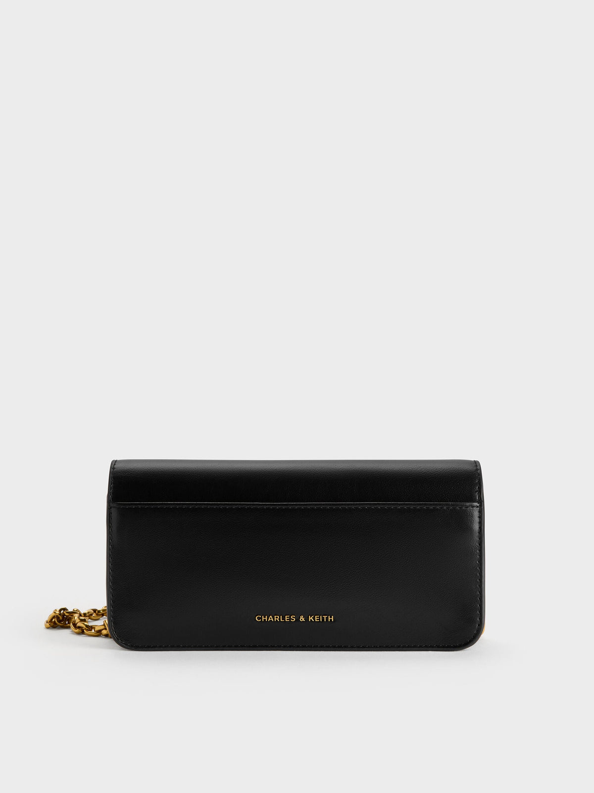CHARLES & KEITH Popular | Cesia Wallet On Chain - Black