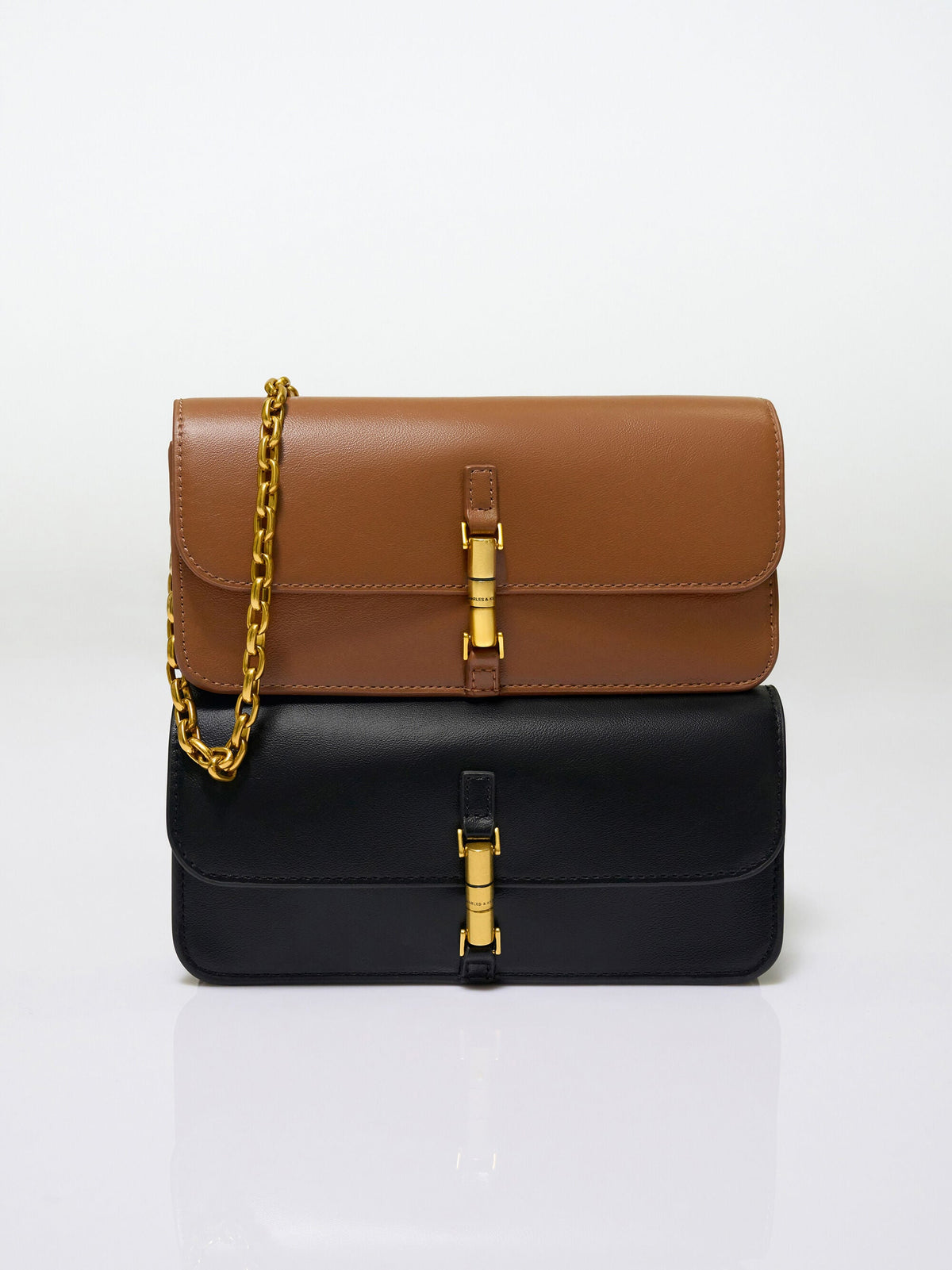 CHARLES & KEITH Popular | Cesia Wallet On Chain - Black