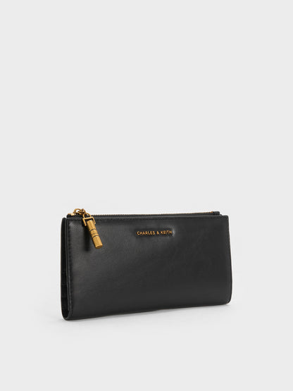CHARLES & KEITH Best Price | Cesia Top-Zip Long Wallet - Black