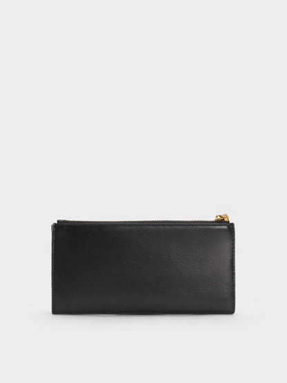 CHARLES & KEITH Best Price | Cesia Top-Zip Long Wallet - Black