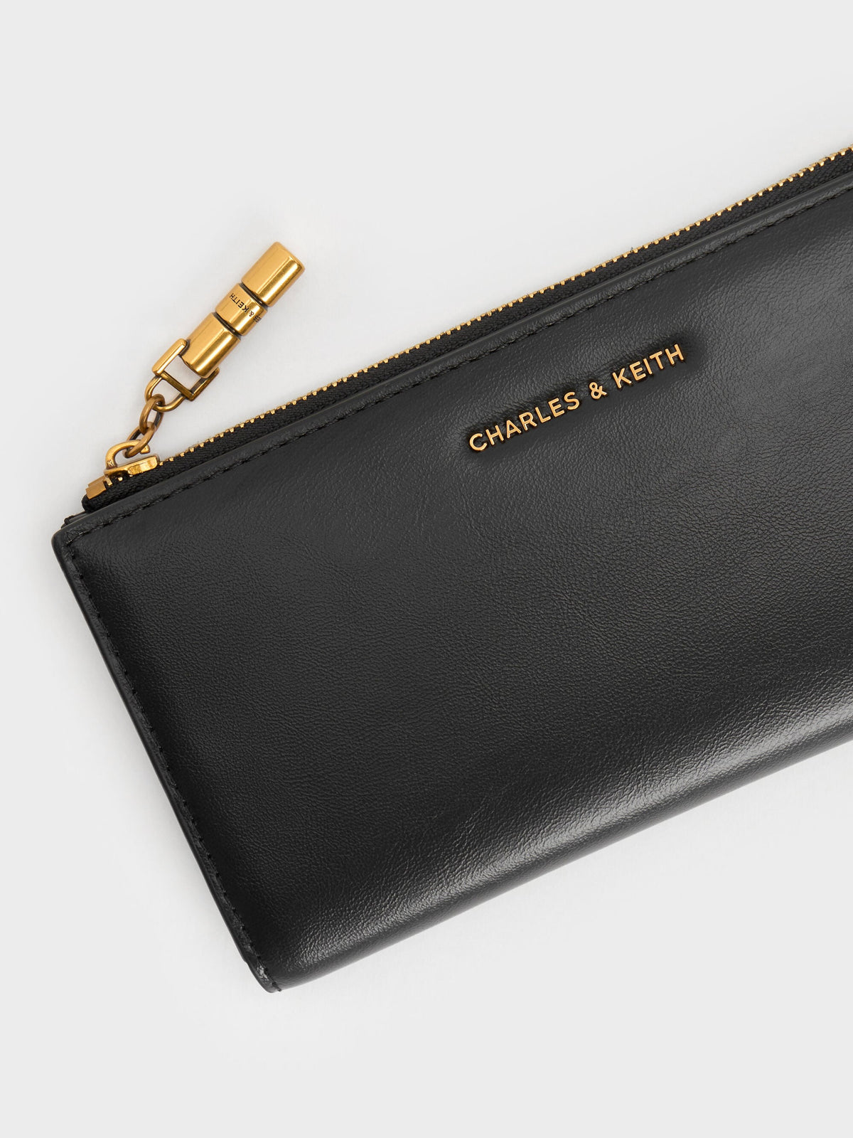 CHARLES & KEITH Best Price | Cesia Top-Zip Long Wallet - Black