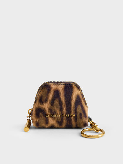 CHARLES & KEITH Sale | Cesia Leopard-Print Micro Pouch - Multi