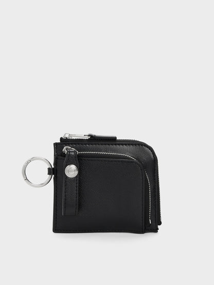 CHARLES & KEITH Featured | Vega Zip-Around Pouch - Noir