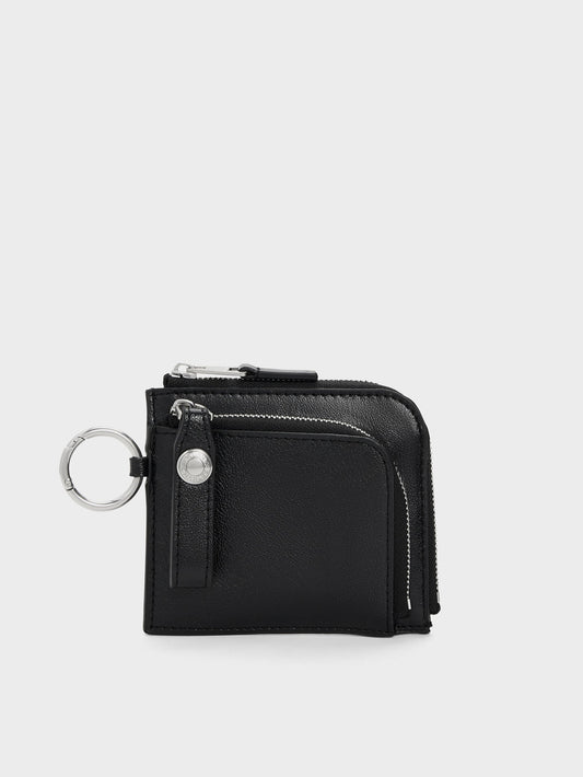 CHARLES & KEITH Featured | Vega Zip-Around Pouch - Noir