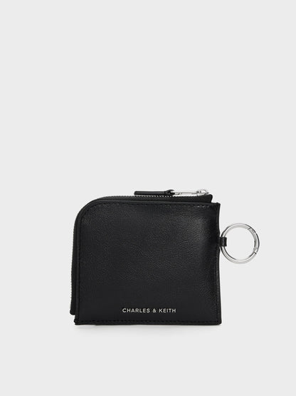 CHARLES & KEITH Featured | Vega Zip-Around Pouch - Noir