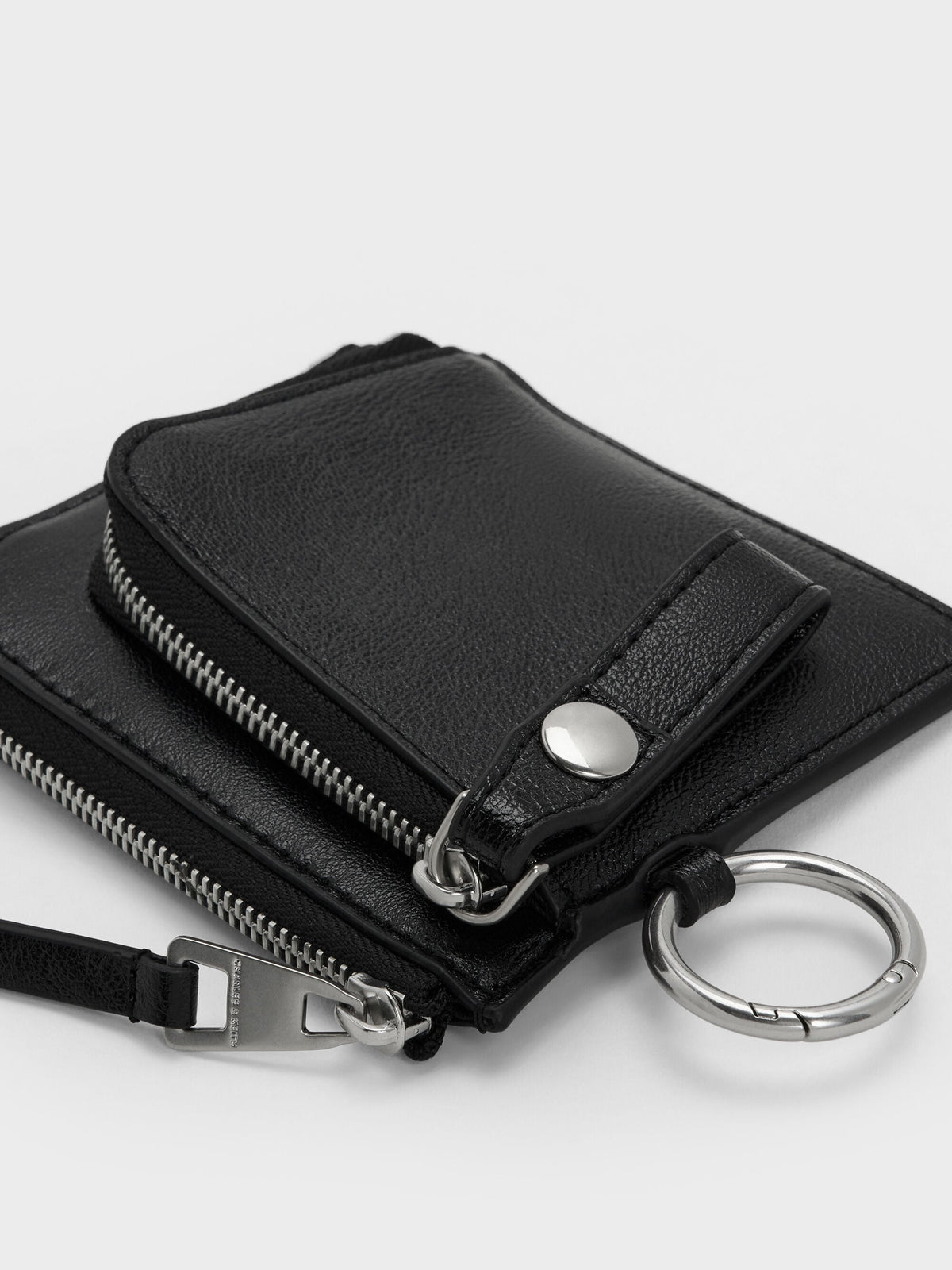 CHARLES & KEITH Featured | Vega Zip-Around Pouch - Noir