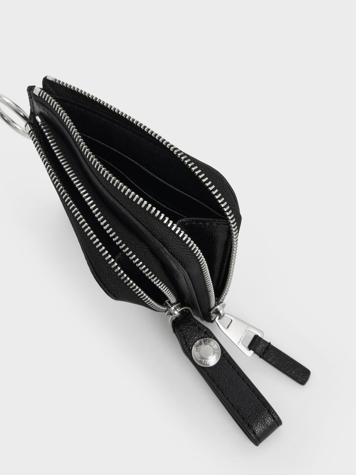 CHARLES & KEITH Featured | Vega Zip-Around Pouch - Noir