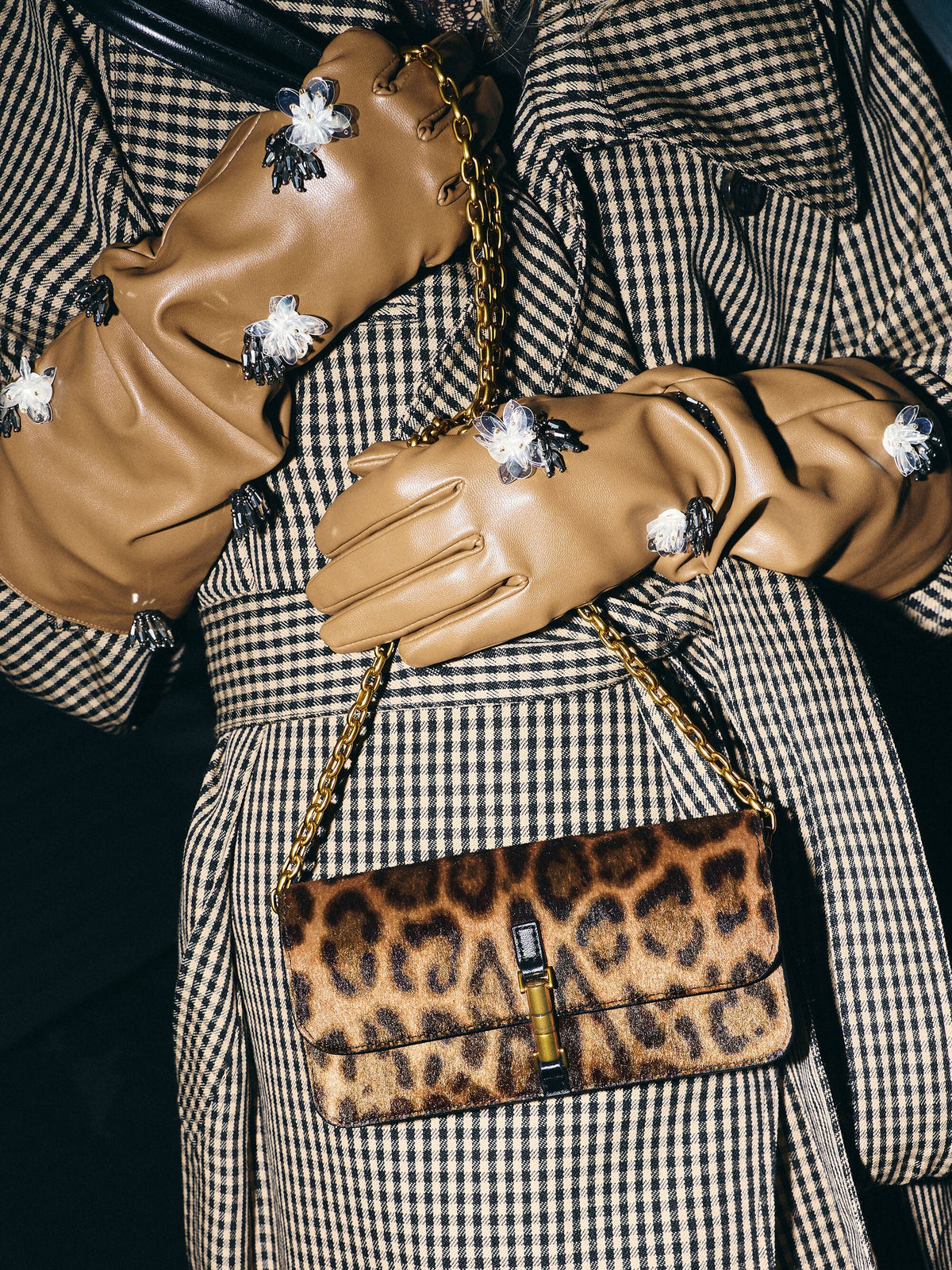 CHARLES & KEITH Quality | Cesia Leopard-Print Wallet On Chain - Multi