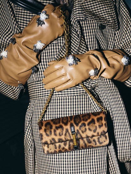 CHARLES & KEITH Quality | Cesia Leopard-Print Wallet On Chain - Multi