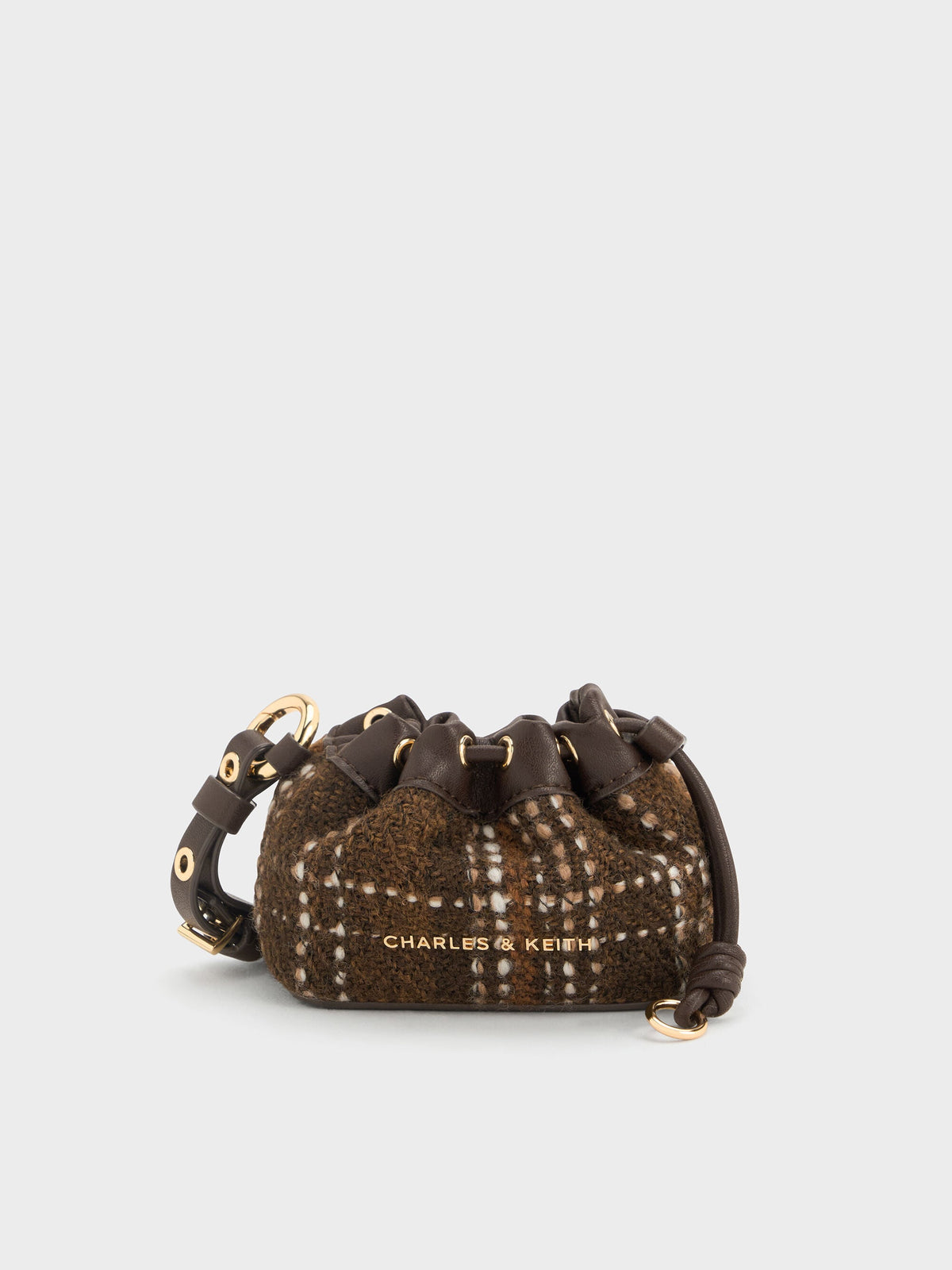 CHARLES & KEITH Deals | Lillith Checkered Micro Pouch - Multi