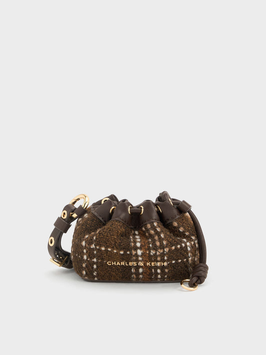 CHARLES & KEITH Deals | Lillith Checkered Micro Pouch - Multi