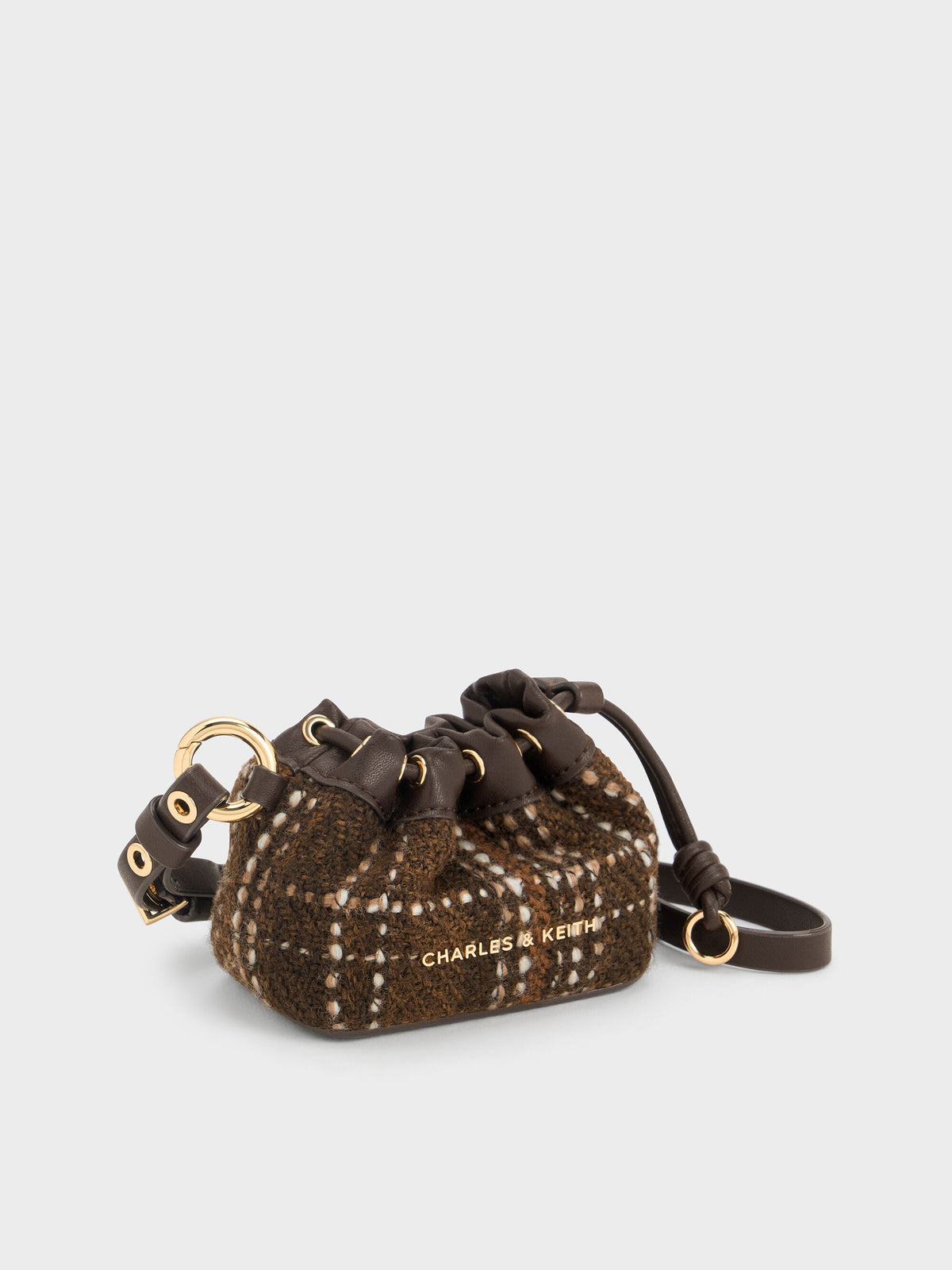 CHARLES & KEITH Deals | Lillith Checkered Micro Pouch - Multi