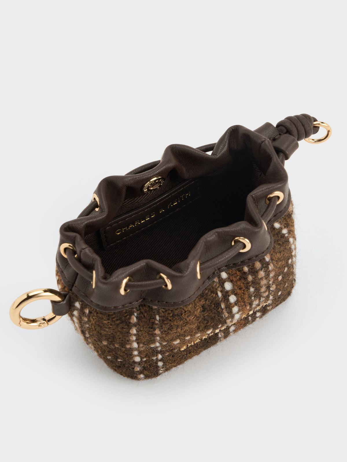 CHARLES & KEITH Deals | Lillith Checkered Micro Pouch - Multi