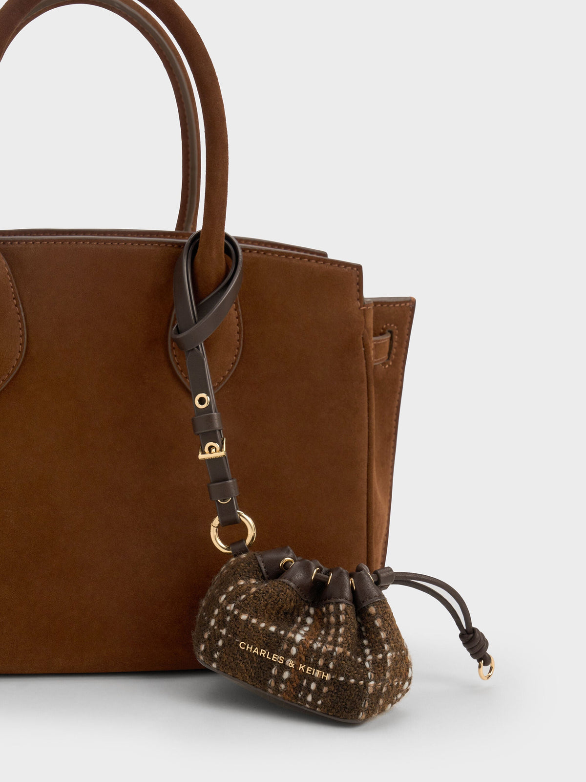 CHARLES & KEITH Deals | Lillith Checkered Micro Pouch - Multi