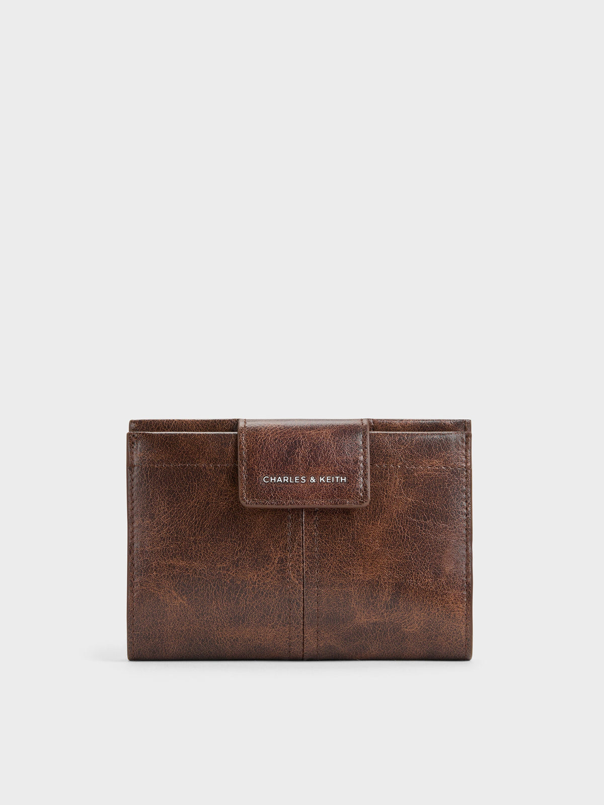 CHARLES & KEITH Trending | Noane Passport Holder - Distressed Coffee