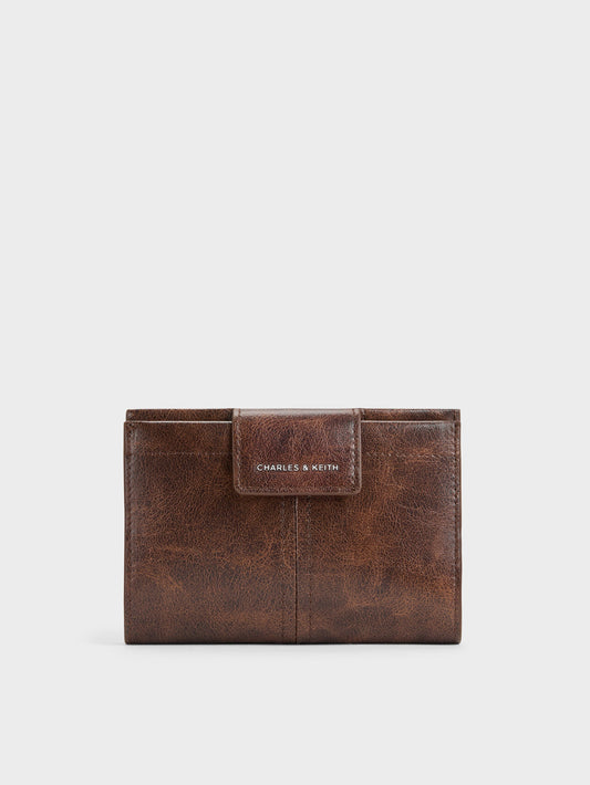 CHARLES & KEITH Trending | Noane Passport Holder - Distressed Coffee