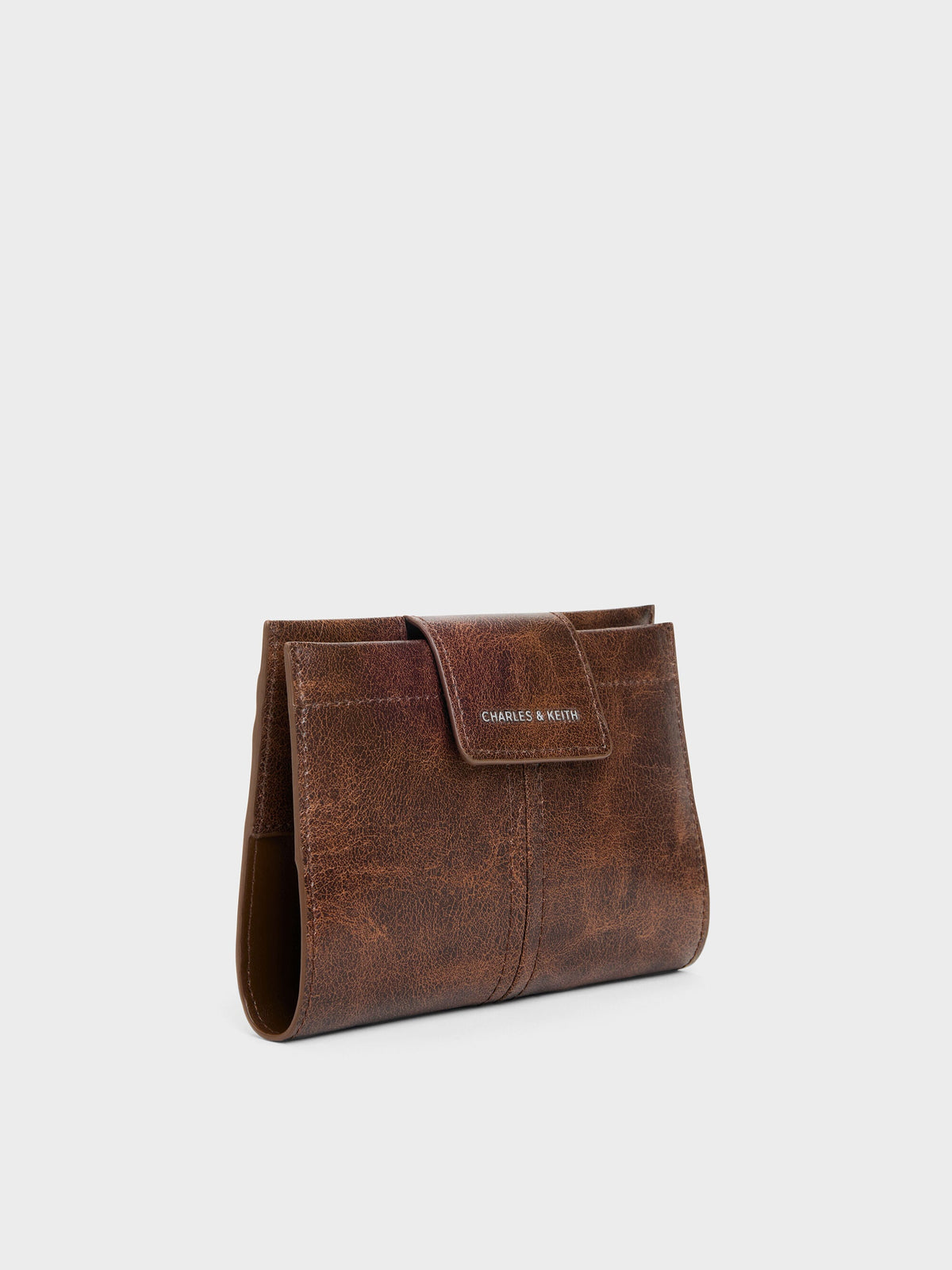 CHARLES & KEITH Trending | Noane Passport Holder - Distressed Coffee