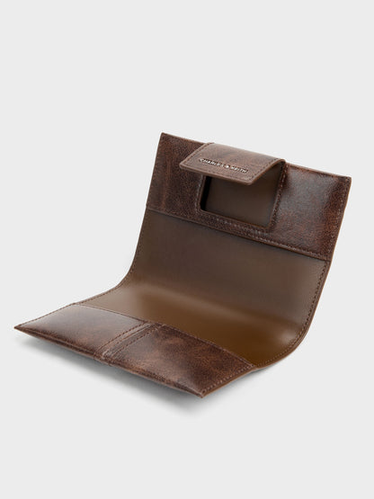 CHARLES & KEITH Trending | Noane Passport Holder - Distressed Coffee