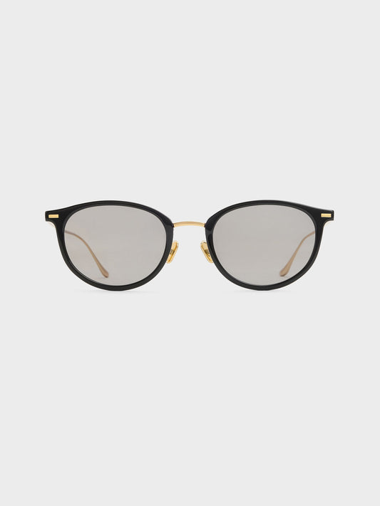 CHARLES & KEITH Trusted | Minnow Metal-Rim Round Sunglasses - Black