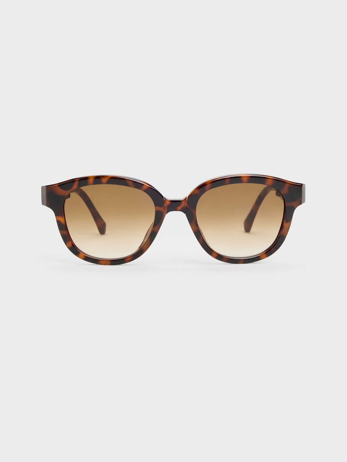 CHARLES & KEITH Sale | Brea Round Sunglasses - T. Shell